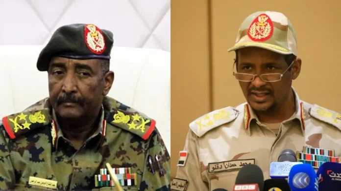 Rival generals sudan