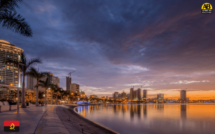 Luanda in the twilight